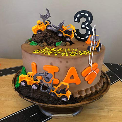 3 otters Mini Construction Vehicles for Construction Party Favors, 12PCS Pull Back Engineering Vehicles for Kids Ages 3 and up, Party Supplies Favors Birthday Gift