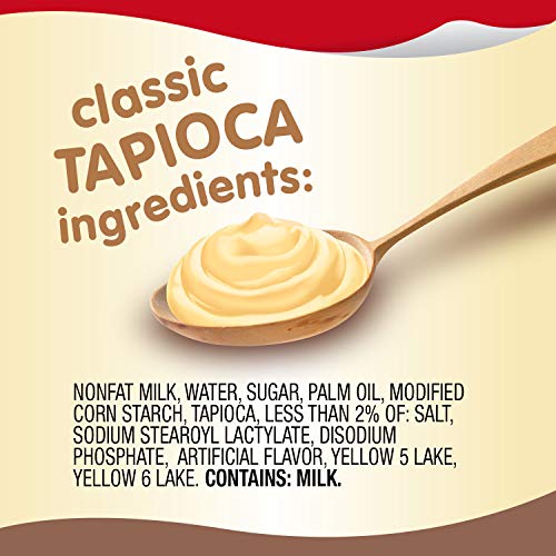 Snack Pack Tapioca Pudding, 4 Count Pudding Cups (12 Pack)