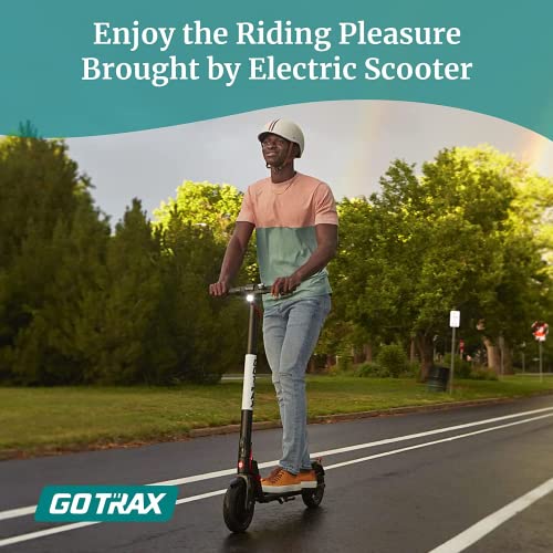 Gotrax GXL V2 Electric Scooter, 8.5" Pneumatic Tire, Max 12 Mile Range and 15.5Mph Speed, EABS and Rear Disk Brake,Lightweight Aluminum Alloy Frame and Cruise Control,Foldable Escooter for Adult,Black