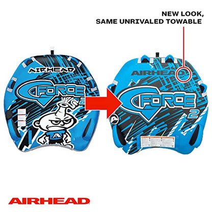Airhead G-Force 2, 1-2 Rider Towable Tube for Boating