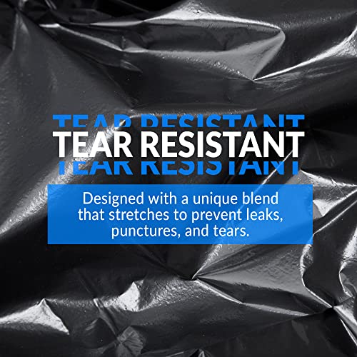 Reli. SuperValue 13 Gallon Trash Bags | 1000 Count Bulk | Tall Kitchen | Can Liners | Black Multi-Use Garbage Bags