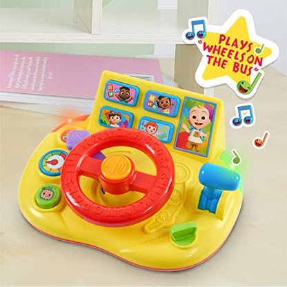 CoComelon Learning Steering Wheel, Learning & Education, Kids Toys for Ages 18 Months Up