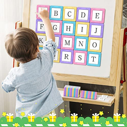 Rurvale 100Pcs Magnetic Blocks, Magnet Toys for 3 4 5 6 7 8 Year Old Boys Girls, Magnetic Tiles, Learning Educational STEM Toys for Toddlers 3-5, 4-8, Building Blocks for Kids Ages 3+ Birthday Gifts