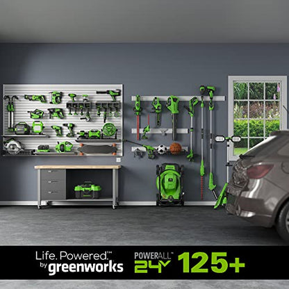 Greenworks 24V Brushless (1-1/8") Cordlesss Reciprocating Saw (2,7000 SPM), 4.0Ah USB Battery and Charger Included