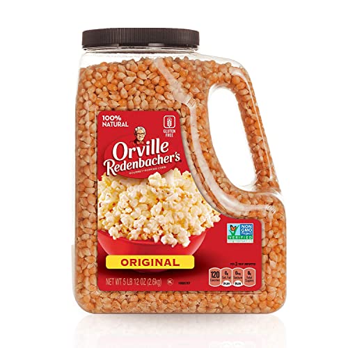 Orville Redenbacher’s Original Gourmet Yellow Popcorn Kernels, 5 Pound, 12 Ounce