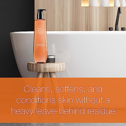 Neutrogena Rainbath Refreshing & Cleansing Shower & Bath Gel, Moisturizing Daily Body Wash Cleanser, Bath Gel & Shaving Gel for Soft Skin, Lathering Body Wash in Original Scent, 32 fl. oz