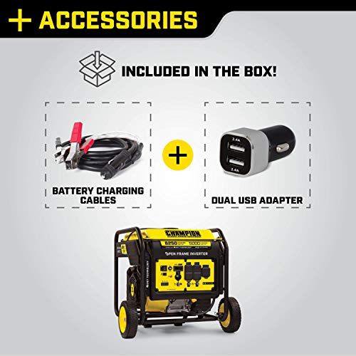 Champion Power Equipment 100519 6250-Watt Open Frame Inverter with Quiet Technology