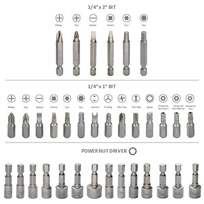KingTool Drilling and Driving Accessory Kit (KingTool 318-Pieces Screwdriver and Drill Bit Set)