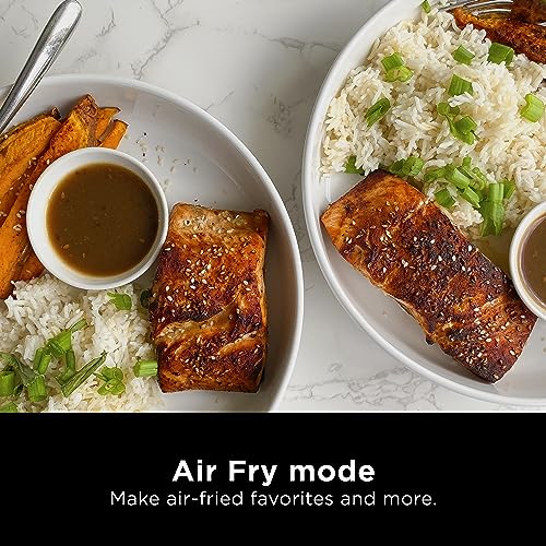 Ninja SF301 Speedi Rapid Cooker & Air Fryer, 6-Quart Capacity, 12-in-1 Functions to Steam, Bake, Roast, Sear, Sauté, Slow Cook, Sous Vide & More, 15-Minute Speedi Meals All In One Pot, Sea Salt Gray