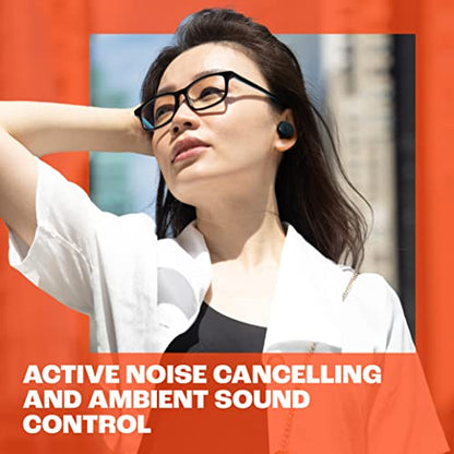 JBL Tune Buds - True Wireless Noise Cancelling Earbuds (Black), Small