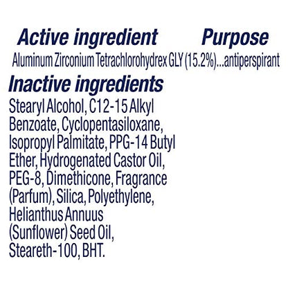 Dove Antiperspirant Deodorant with 48 Hour Protection Advance Cool Essentials Deodorant for Women, 2.6 Ounce (Pack of 4)