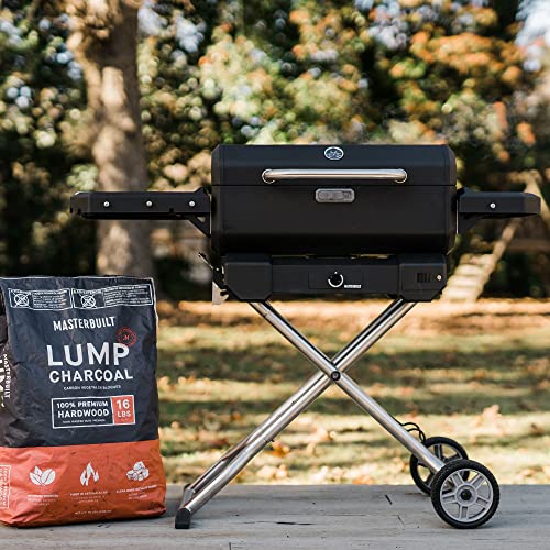 Masterbuilt MB20040722 Portable Charcoal Grill with Cart, Black