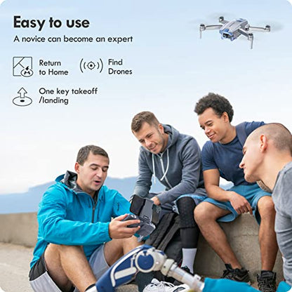 Veeniix V11MINI Drones with Camera for Adults 4K 60Min Flight Time, Under 250g, 5GHz WiFi Transmission, GPS Auto Return, Waypoints, Follow Me, Altitude Hold, Circle Fly, Easy to Fly Gift for Beginner
