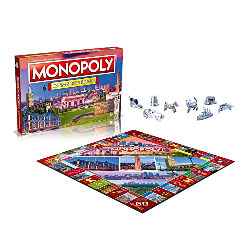 Monopoly Kansas City Edition, Family Board Game for 2-6 Players Ages 8 and Up
