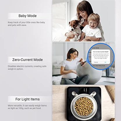 Etekcity Scale for Body Weight and Fat Percentage, Smart Accurate Digital Bathroom Body Composition Bluetooth Weighing Machine for People's BMI, Million-User App Offers Diet & Exercise Plan, 400lb
