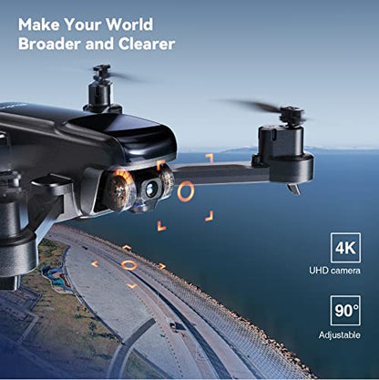 Ruko U11S Drones with Camera for Adults 4k, 40 Mins Flight Time, Foldable FPV GPS Drones for Beginners with Live Video, Follow Me, Auto Return Home, Encircling Flight(2 Batteries and Carrying Case)