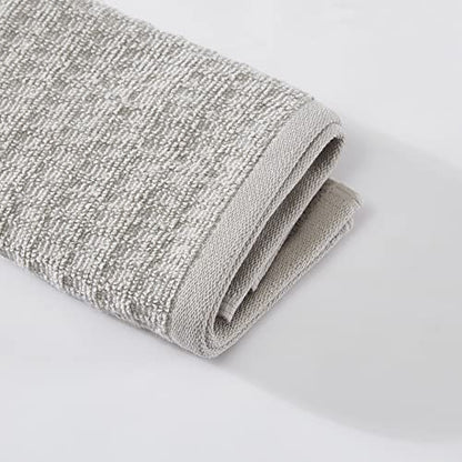 Tommy Bahama- Washcloth Set, Highly Absorbent Cotton Bathroom Decor, Low Linting & Fade Resistant (Northern Pacific Grey, 12 Piece)