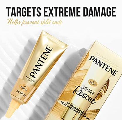 Pantene Shampoo, Conditioner and Hair Treatment Set, Daily Moisture Renewal for Dry Hair, Safe for Color-Treated Hair