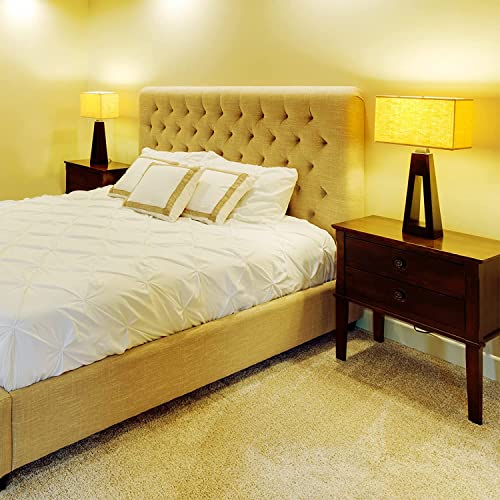 SANSI 60W Equivalent LED Light Bulbs, 22-Year Lifetime, 4 Pack 900 Lumens LED Bulb with Ceramic Technology, 2700K Warm White 9W Non-Dimmable, E26, A15 Efficient & Safe Energy Saving for Home Lighting