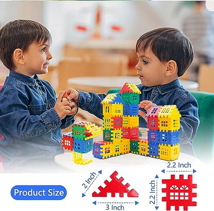 Interlocking Building Blocks Toys for Kids - Toddlers Building Blocks Educational Toys Set 70 PCS