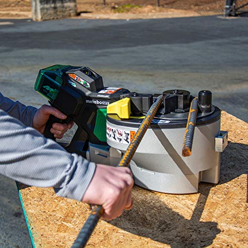 Metabo HPT 36V MultiVolt™ Cordless Rebar Bender/Cutter | 270 Cuts Per Charge | Includes 2-36V Batteries + Rapid Charger | VB3616DA