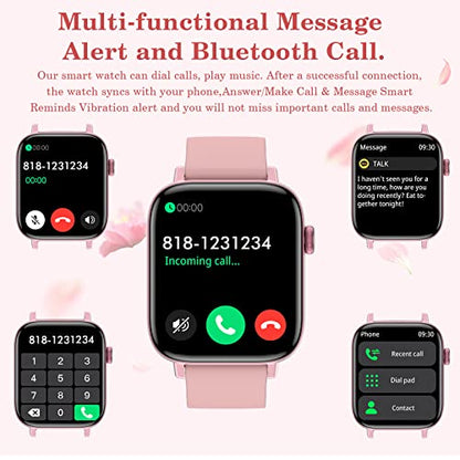 Android Smartwatch for Women Men for iOS and Android