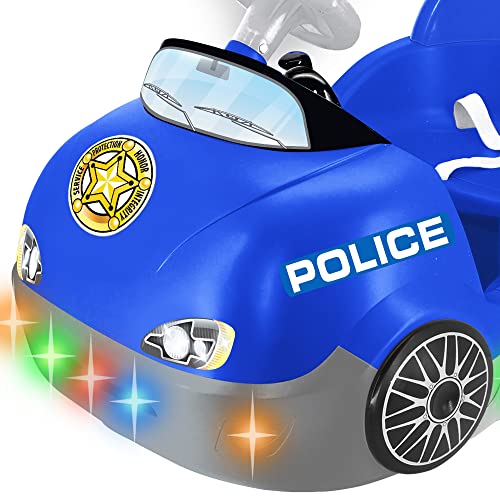 Kiddieland: Bumper Car - Police - 6 Volt Battery Powered Car, Baby Toddler 18-36 Months, Light & Sound. Includes Parents' Remote Control for Optimum Control Over Rides