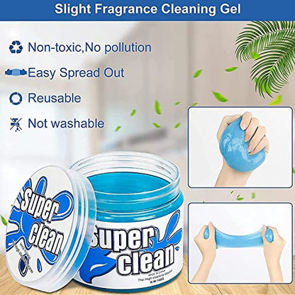 LEGONGSO Car Cleaning Gel Detailing Putty Car Putty Auto Detailing Tools Car Interior Cleaner Cleaning Slime Car Assecories Keyboard Cleaner Blue