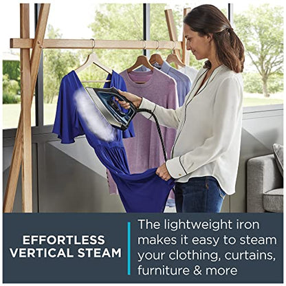 Rowenta Perfect Steam Pro Stainless Steel Soleplate Professional Steam Station for Clothes 37 Ounce Removable Tank Fast Heat Up, 1800 Watts Iron, Fabric Steamer, Garment Steamer DG8624