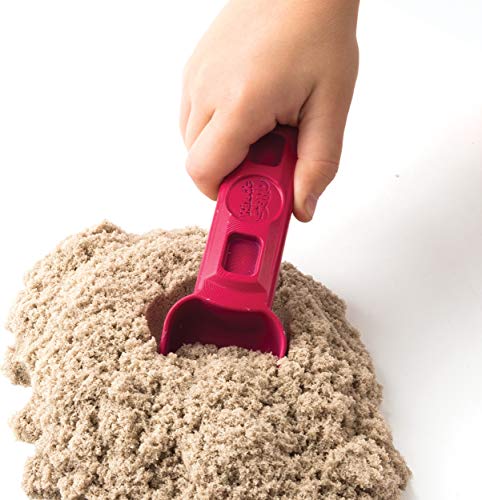 Kinetic Sand, Folding Sand Box with 2lbs of All-Natural, 7 Molds and Tools, Play Sand Sensory Toys for Kids Ages 3 and up