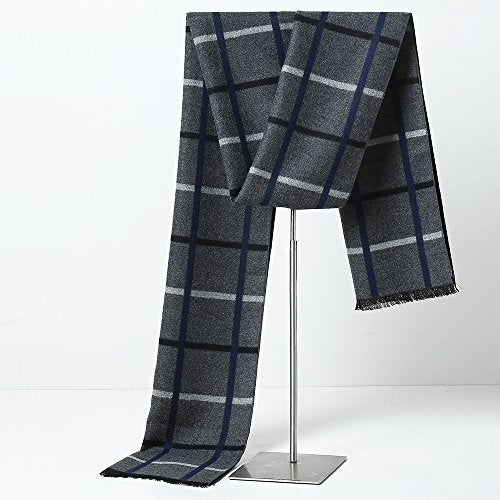 OHAYOMI Mens Scarf Winter Fashion Formal Soft Scarves for Men