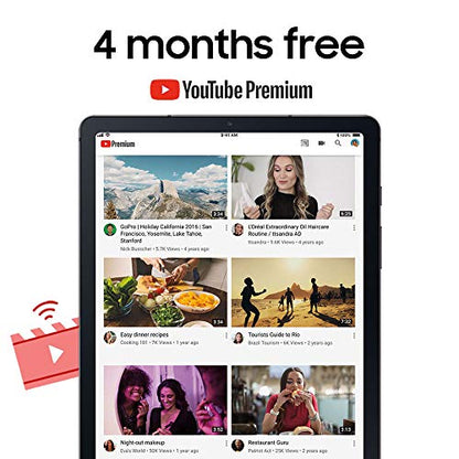 SAMSUNG Galaxy Tab S6 Lite 10.4" 128GB Android Tablet, S Pen Included, Slim Metal Design, AKG Dual Speakers, Long Lasting Battery, US Version, 2020, Chiffon Rose