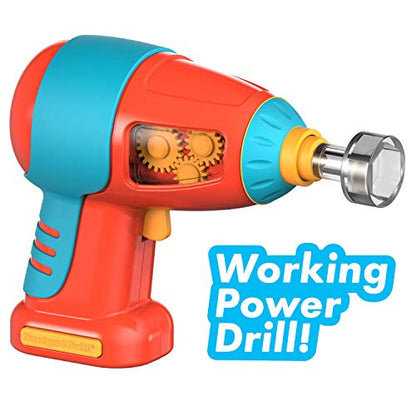 Educational Insights Design & Drill Bolt Buddies Recycling Truck Toy, Take Apart Toy with Electric Drill Toy, STEM Toy, Gift for Boys & Girls, Ages 3+
