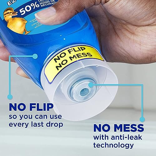 Dawn Dish Soap Squeeze Bottle, EZ-Squeeze Dawn Dishwashing Liquid, Dawn Dish Soap Liquid, Dish Washing Liquid + Non-Scratch Sponges for Dishes, Original, Includes 3x22oz Bottles + 2 Sponges