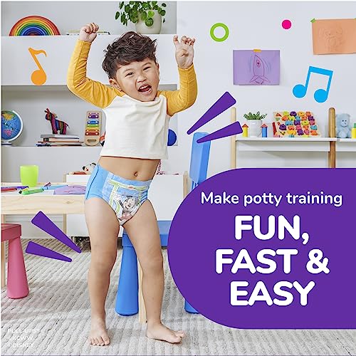 Pull-Ups Boys' Potty Training Pants, 2T-3T (16-34 lbs), 124 Count (4 Packs of 31), Packaging May Vary