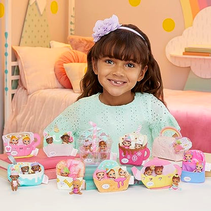 BABY born Surprise Mini Babies Series 6 - Unwrap Surprise Twins or Triplets Collectible Baby Dolls, Sweets-Theme, Includes Soft Swaddle, Molded Diaper Bag Package for On-the-Go Play, Kids Ages 4 & Up