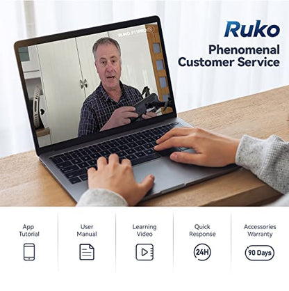 Ruko F11PRO Drones with Camera for Adults 4K UHD Camera 60 Mins Flight Time with GPS Auto Return Home Brushless Motor, Black (with Carrying Case)