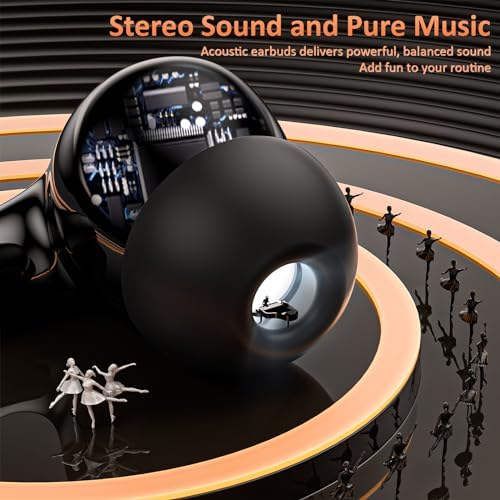 AMINY U-pro Wireless Headphones Bluetooth Earbuds 25 Hrs Playtime Charging Case LED Digital Display,IPX6 Waterproof Tiny Ear Buds Wireless Bluetooth Earbuds for Smartphone Laptop