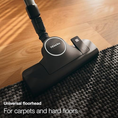 Miele Boost CX1 Parquet Canister Vacuum, White/Rose