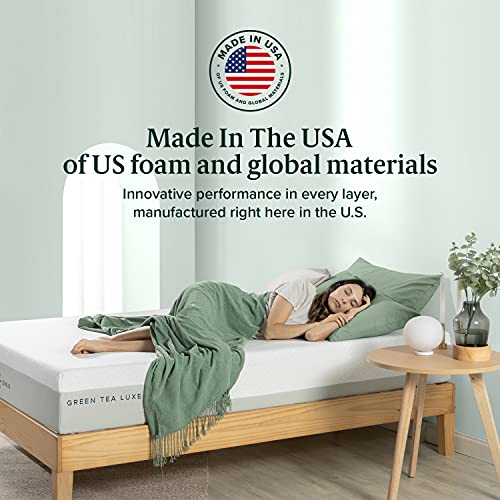 ZINUS 10 Inch Green Tea Luxe Memory Foam Mattress / Pressure Relieving / CertiPUR-US Certified / Bed-in-a-Box / All-New / Made in USA, Full