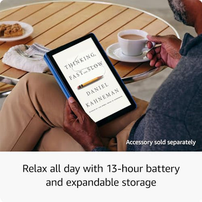 All-new Amazon Fire HD 10 tablet, built for relaxation, 10.1" vibrant Full HD screen, octa-core processor, 3 GB RAM, latest model (2023 release), 64 GB, Black