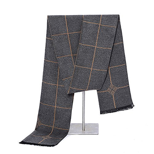OHAYOMI Mens Scarf Winter Fashion Formal Soft Scarves for Men