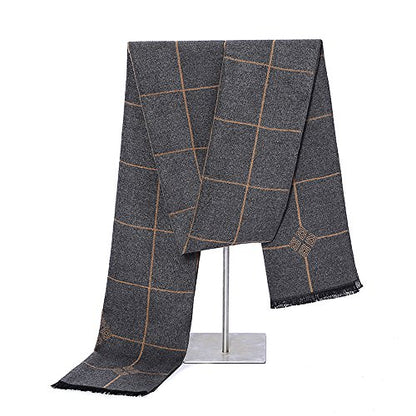OHAYOMI Mens Scarf Winter Fashion Formal Soft Scarves for Men