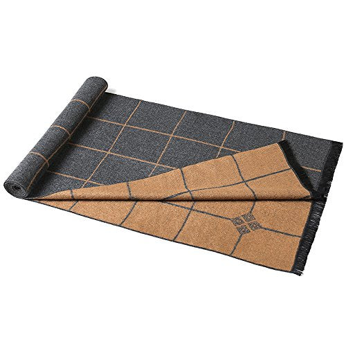 OHAYOMI Mens Scarf Winter Fashion Formal Soft Scarves for Men