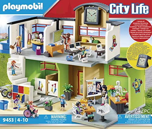 Playmobil Furnished School Building, Multicolor