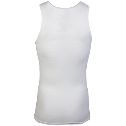 Gildan Men's A-Shirt Tanks, Multipack, Style G1104, White (12-Pack)