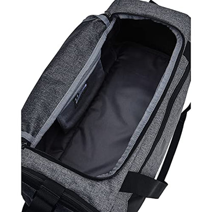 Under Armour unisex-adult Undeniable 5.0 Duffle , Pitch Gray Medium Heather (012)/Metallic Silver , Large