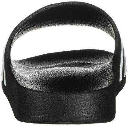 adidas Adilette Aqua Slides Black/White/Black Men's 9, Women's 10 Medium