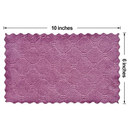 Small Kitchen Towels 6 x 10 inch, Super Absorbent Multipurpose Dish Cloths, for Furniture Rags, Tableware Quick-Drying ,Reusable Cleaning Cloths, (11PCS)