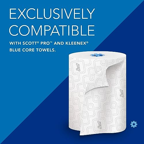 Scott Pro Automatic Hard Roll Paper Towel Dispenser System (34348), for Blue Core Scott Pro Roll Towels, Smoke/Black, 1 / Case